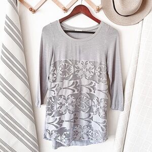 Anthropologie Meadow Rue Capriccio Lace Tunic Top